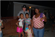 CPL. Ragland hands out glowsticks