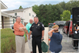 National Night Out - Office police talks with two adults