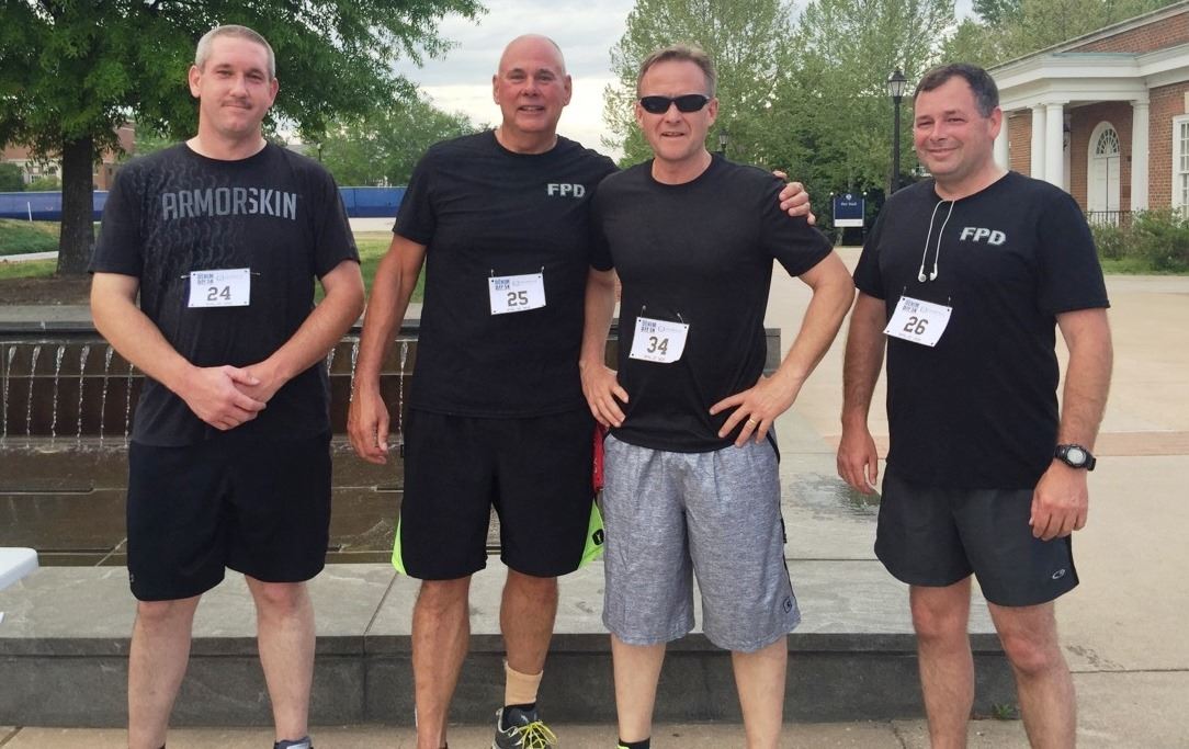 2016 5K Run - Four men posing for photo