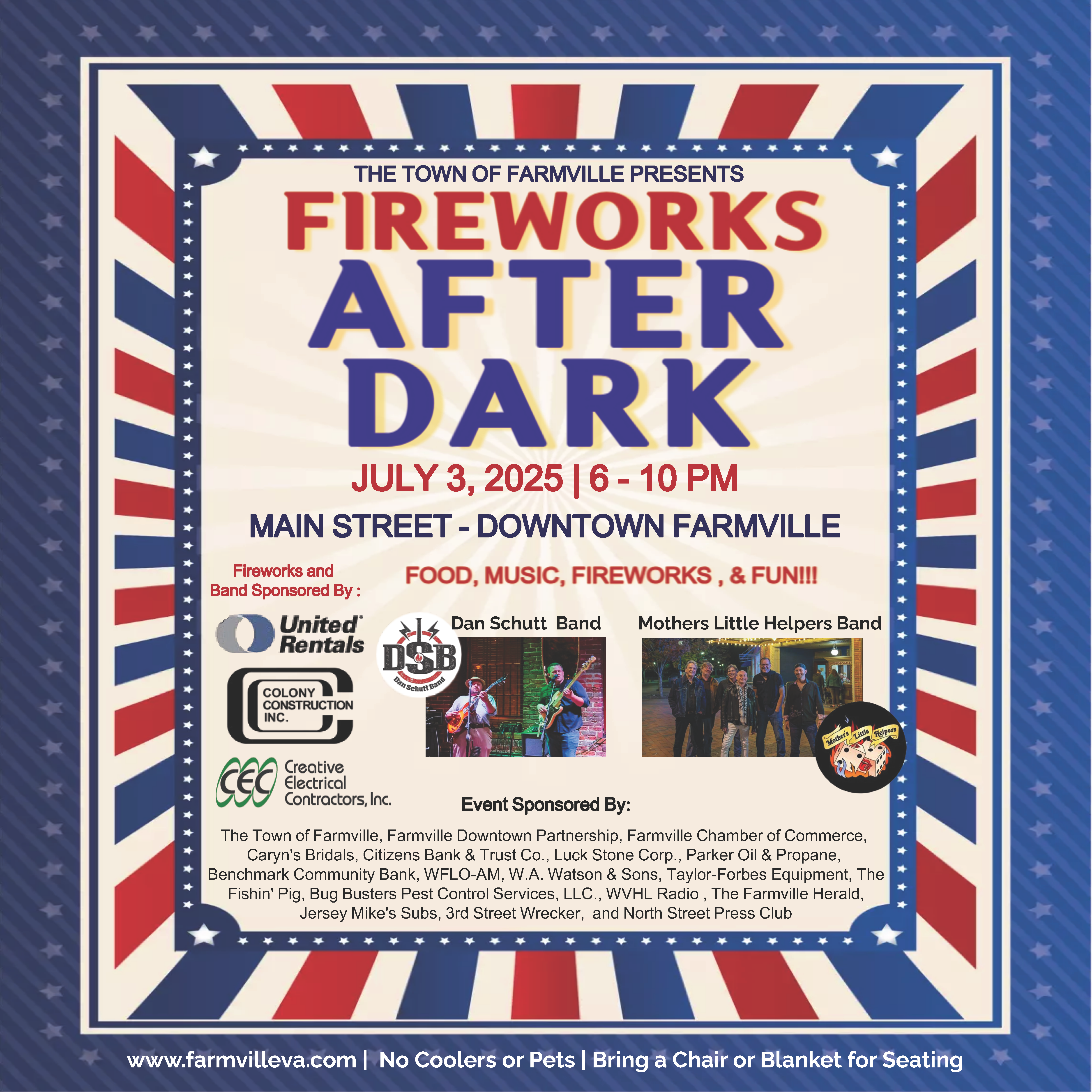 Fireworks After Dark Flyer 2025