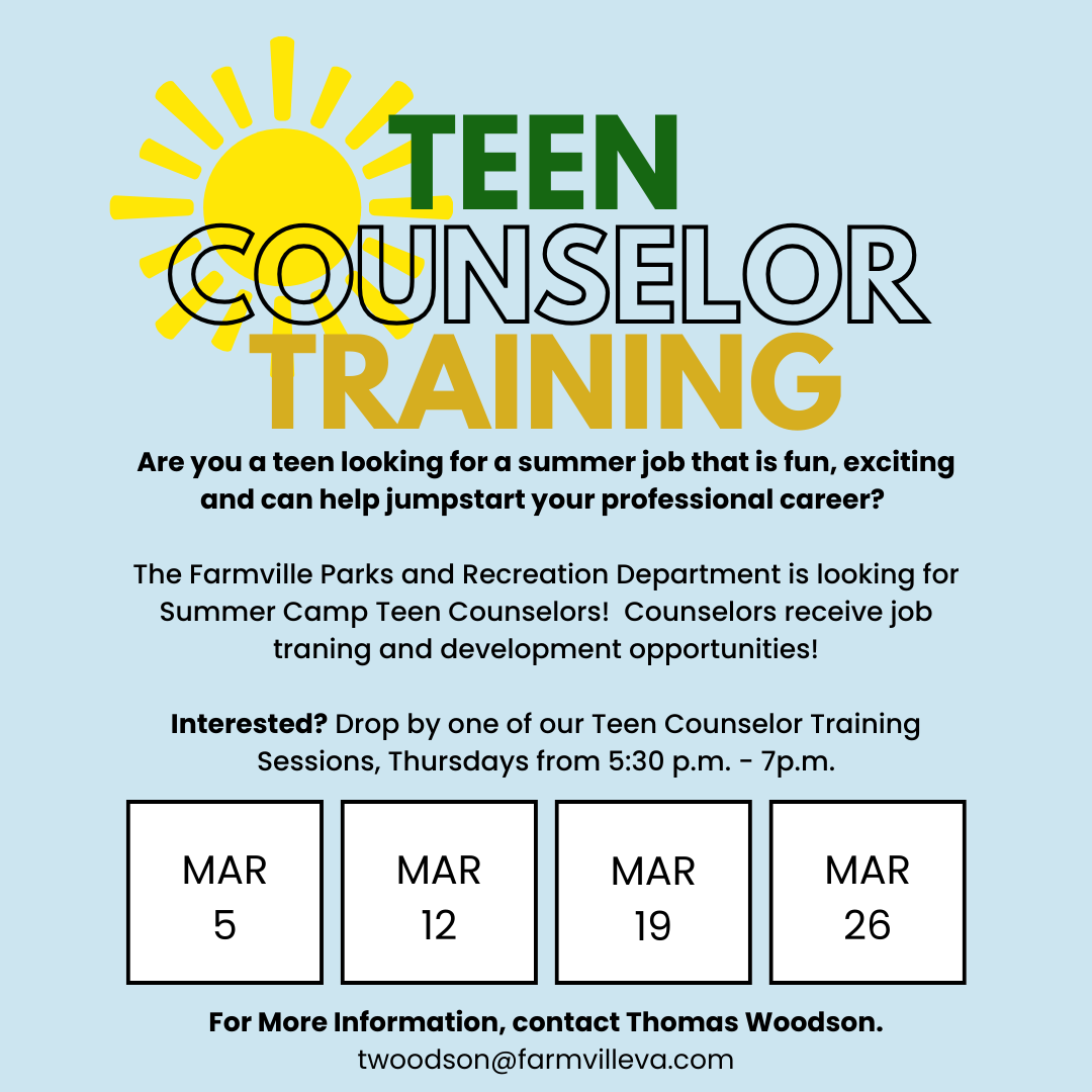 Teen Counselor Flyer 2026