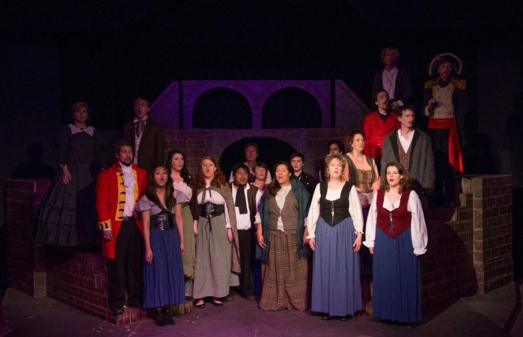 Actors and Actresses at the Waterwork Players theater