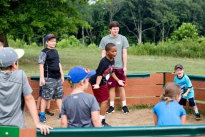 Children playing on playground